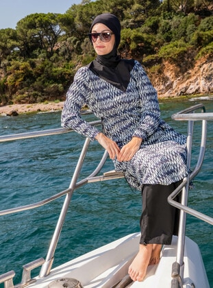 Black - Beige - Burkini - Mayo Bella