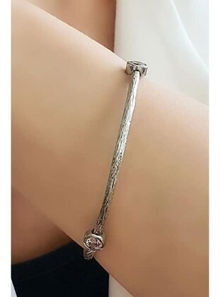 Silver color - black - Bracelet - ose shop
