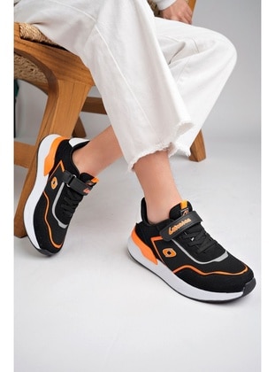 أسود - برتقالي - أحذية رياضية للأطفال - McDark