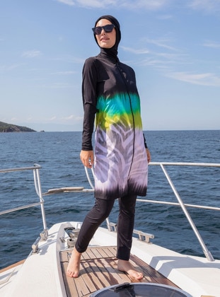 Black - Beige - Burkini - Mayo Bella