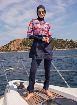 Navy Blue - Burkini - Mayo Bella