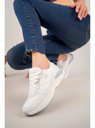 أبيض - أحذية رياضية - McDark