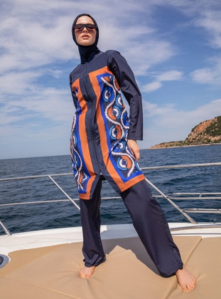 Navy Blue - Burkini - Mayo Bella