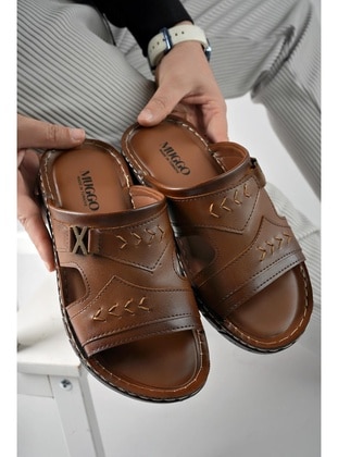 Brown - Sandal - Slippers - Muggo
