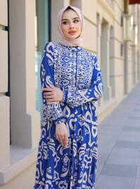 Blue - Modest Dress