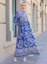 Blue - Modest Dress