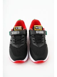 Black - Red - Kids Trainers
