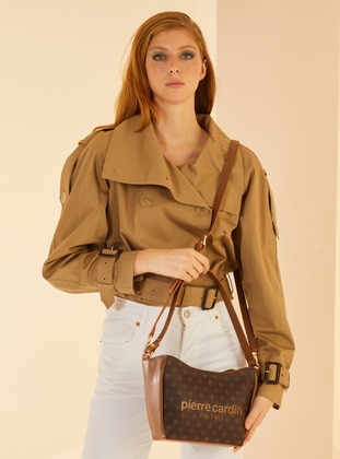 Brown - Shoulder Bags - Pierre Cardin