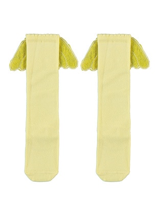 أصفر - جوارب للبنات - Katamino