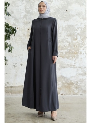 Anthracite - Unlined - Abaya - InStyle