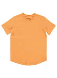 Orange - Boys` T-Shirt