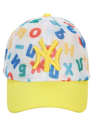 أصفر - قبعات وقبعات صوف أطفال - Civil Boys