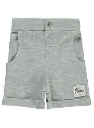 Gray Melange - Baby Shorts - Civil Baby