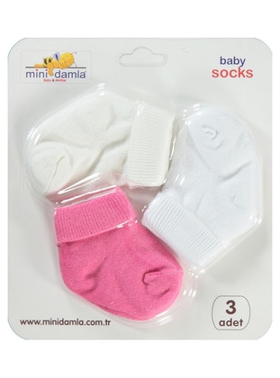 Pink - Baby Socks - Minidamla