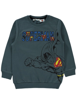 Anthracite - Boys` Sweatshirt - Superman