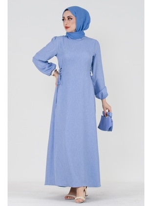 Baby Blue - Modest Dress - Sevitli