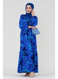 Blue - Modest Dress
