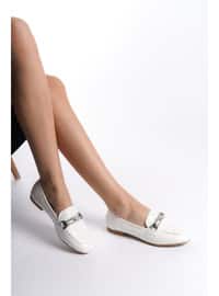 أبيض - أحذية للرجال