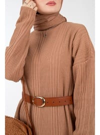 Camel - Knit Dresses