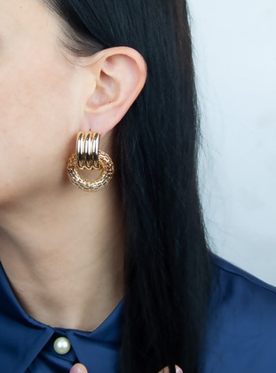 Gold color - Earring - Pridza