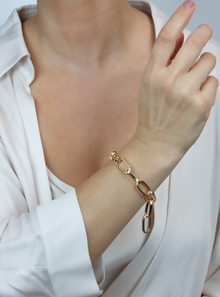 Gold color - Bracelet - Pridza