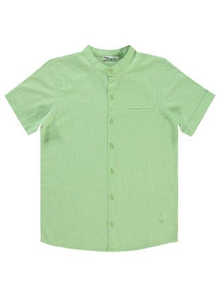 Light Green - Boys` Shirt - Civil Boys