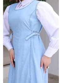 Light Blue - Modest Dress