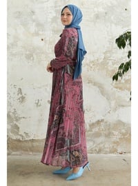 Dusty Rose - Shawl - Fully Lined - Modest Dress