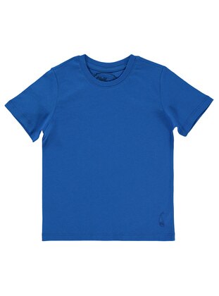 Saxe Blue - Boys` T-Shirt - Civil Boys