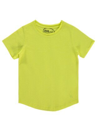 Lemon Yellow - Boys` T-Shirt - Civil Boys