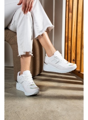 أبيض - حذاء رياضي - 500gr - أحذية رياضية - Shoescloud