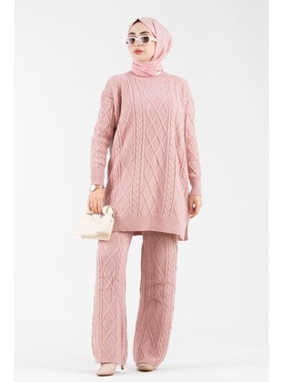 Pink - Knit Suits - Sevitli