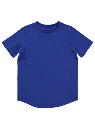 Light Navy Blue - Boys` T-Shirt - Civil Boys