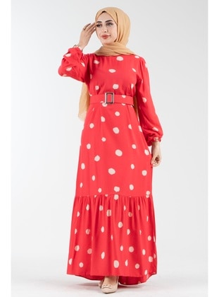 Fuchsia - Modest Dress - Sevitli