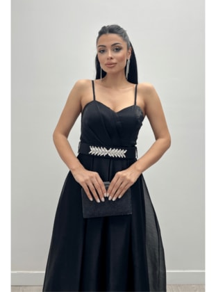 Black - Evening Dresses - Giyim Masalı