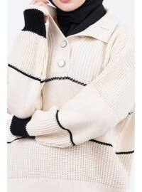 Beige - Knit Sweaters