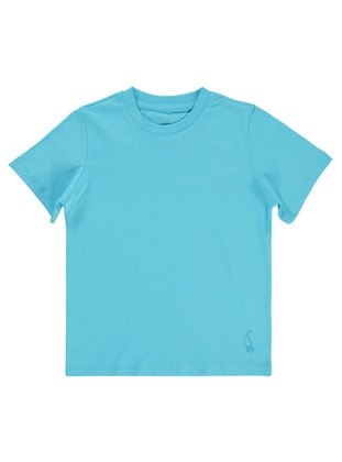 Turquoise - Boys` T-Shirt - Civil Boys