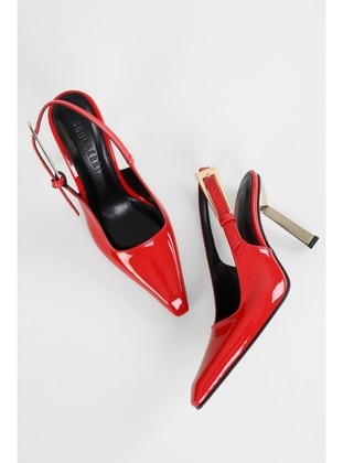 Stilettos & Evening Shoes - 300gr - Red - Heels - Shoeberry