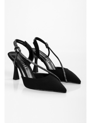 Stilettos & Evening Shoes - 300gr - Black - Heels - Shoeberry