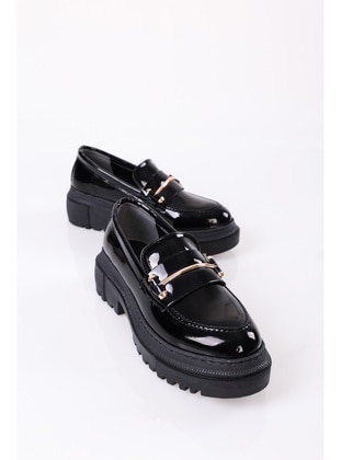 فئة اللوفرز - 350gr - أسود لامع - أحذية كاجوال - Shoeberry