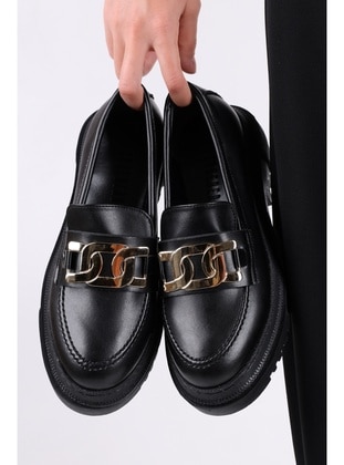 فئة اللوفرز - 350gr - أسود - لحمي - أحذية كاجوال - Shoeberry