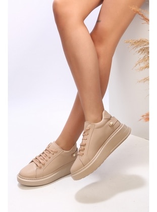 حذاء رياضي - لون طبيعي - أحذية كاجوال - Shoeberry