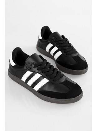 حذاء رياضي - 350gr - أبيض أسود - أحذية رياضية - Shoeberry