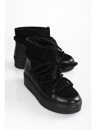 Boot - 450gr - Black Suede - Boots - Shoeberry