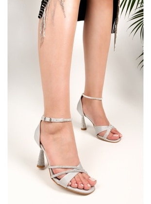 High Heel - 300gr - Silver color - Heels - Shoeberry