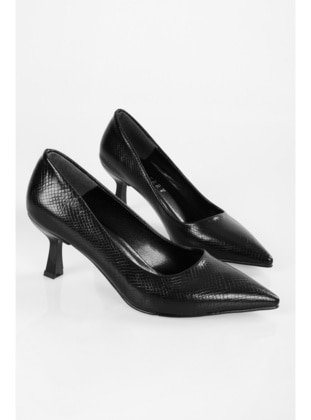 Stilettos & Evening Shoes - 300gr - Black - Heels - Shoeberry