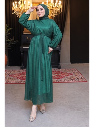 Emerald - Fully Lined - Modest Dress - İmaj Butik