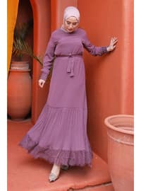 Dusty Rose - Fully Lined - Modest Dress