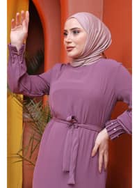Dusty Rose - Fully Lined - Modest Dress