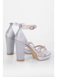 Platform - 350gr - Silver color - Heels